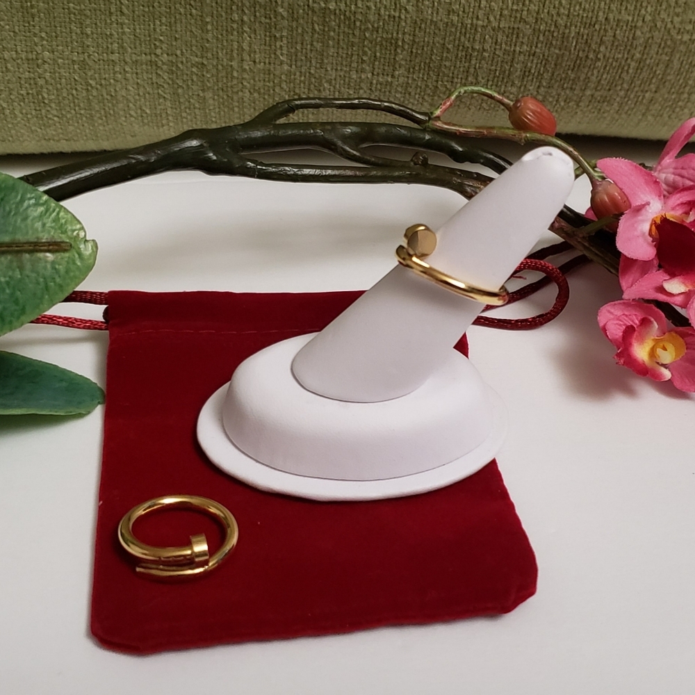 Nail Ring/Gold Plated